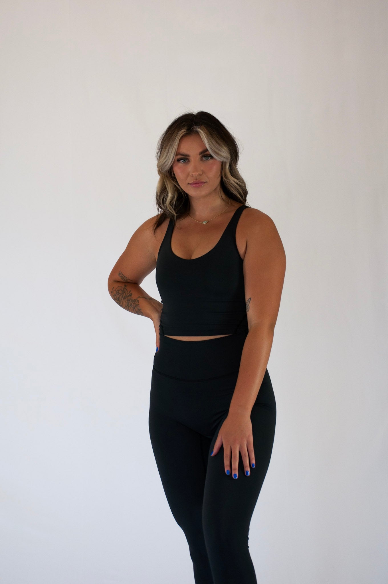 Ash Black Sports Bra Top