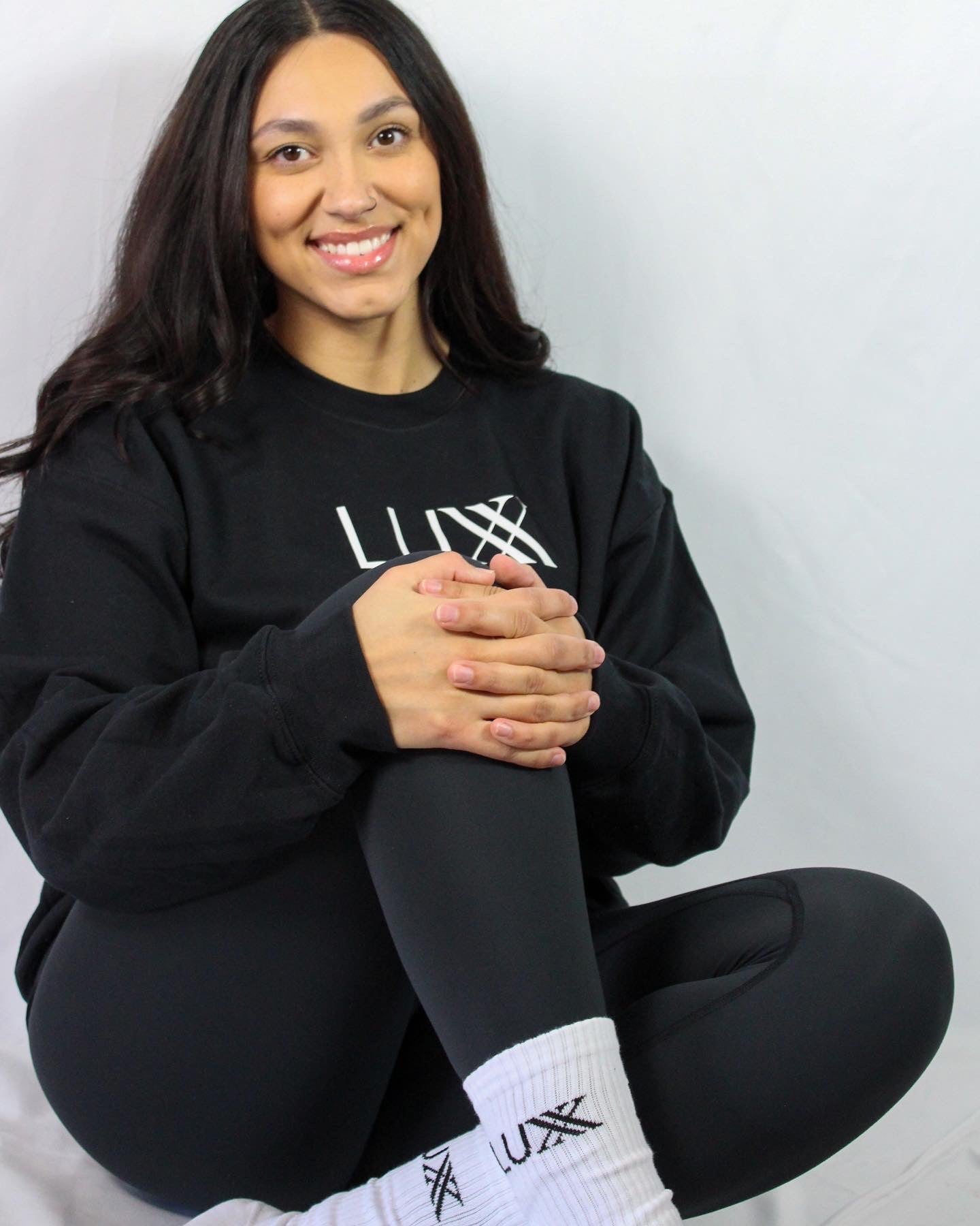 Black LUXX Crewneck