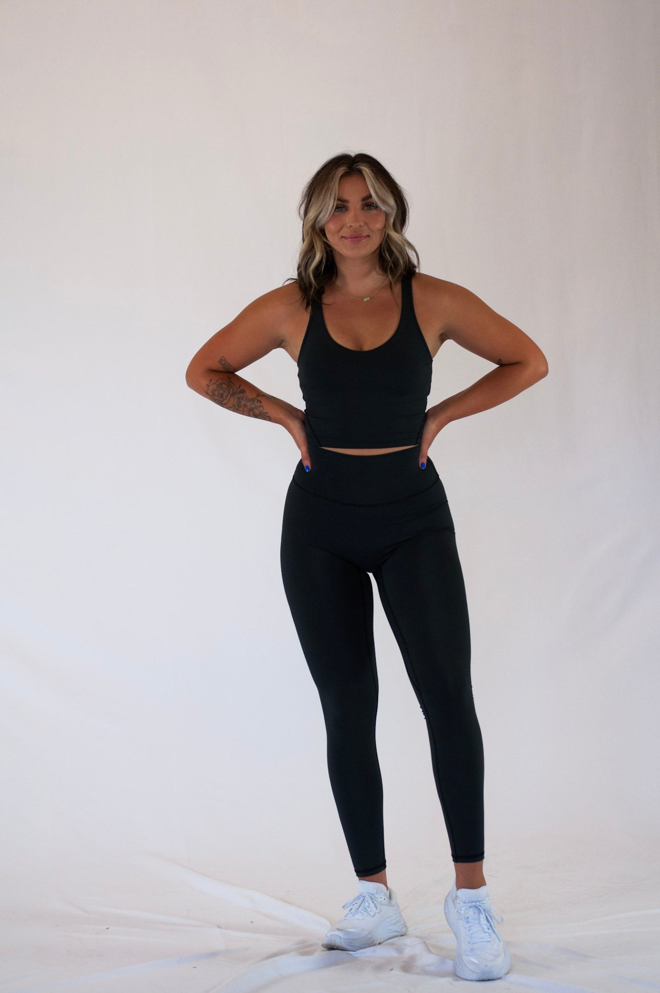 Ash Black Sports Bra Top